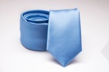 Rossini Slim Krawatte - Hellblau Unifarbige Krawatten