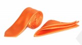 Satin Slim Set - Orange