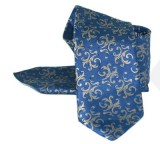 Krawatte Set - Blau-Golden Gemustert Sets