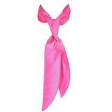 Satin Damenkrawatte - Pink Damen Krawatte, Fliege