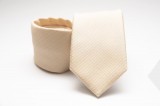 Premium Krawatte - Beige gepunktet
