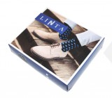 Fliege und Socken im Geschenkbox - Dunkelblau gepunktet Sets
