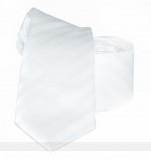 Goldenland Slim Krawatte - Weiß Gestreift