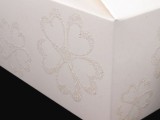 Geschenkbox aus Papier mit Schleife und Glitter - 5 St./Packung