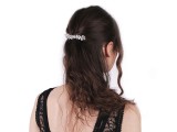 Französische Haarspange mit geschliffenen Steinen Damen Produkten