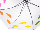 Damen Regenschirm Automatik magisch Wolken