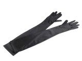 Satin Handschuhe lang 60 cm - Schwarz Damen Produkten