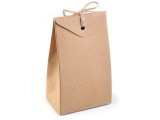 Geschenkbox aus Papier mit Fenster und Schnur - 10 St./Packung