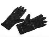 Spitzen Handschuhe - Schwarz Damen Produkten