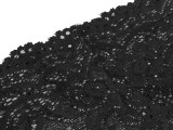 Selbsthaltende Oberschenkel - Schwarz Damensocken,  Strumpfhosen