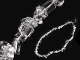 Mineral Halskette - Onyx Schmuck, Haarschmuck