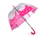 Regenschirm für Mädchen durchsichtig - Katze Regenschirme,Regenmäntel