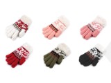 Kinderstrickhandschuhe mit Fell Kinder Schals, Mützen,Handschuhe