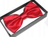      NM Satin Fliege im Geschenkbox - Rot