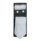 Newsmen Krawatte Set - Weiß gemustert Sets