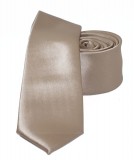          NM Slim Satin Krawatte - Golden Unifarbige Krawatten