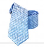          NM Slim Krawatte - Hellblau Kleine gemusterte Krawatten