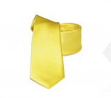    NM Satin Slim Krawatte Set - Gelb