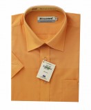 Newsmen Kurzarm Hemd - Orange Kurzarmhemden