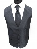 NM Hochzeitsweste Set - Dunkelgrau