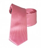 Goldenland Slim Krawatte - Lachsrosa Unifarbige Krawatten