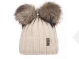     Wintermütze für Mädchen mit Pompons Kinder Schals, Mützen,Handschuhe
