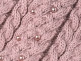 Wintermütze für Mädchen mit Perlen und Pompon Kinder Schals, Mützen,Handschuhe