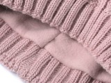 Wintermütze für Mädchen mit Perlen und Pompon Kinder Schals, Mützen,Handschuhe