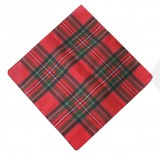             Einstecktuch aus 100% Baumwolle - Royal Stewart Tartan 