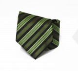 Classic Premium Krawatte - Grün gestreift