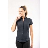 Damen Stretchbluse Kurzarm Bluse, T-Shirt