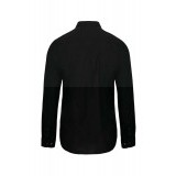      MEN'S LONG-SLEEVED MANDARIN COLLAR SHIRT