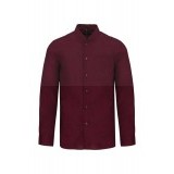      MEN'S LONG-SLEEVED MANDARIN COLLAR SHIRT Einfarbige Hemden