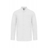      MEN'S LONG-SLEEVED MANDARIN COLLAR SHIRT Einfarbige Hemden