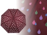 Regenschirm für Damen faltbar Automatik magisch Tropfen Damen Regenschirm,Regenmäntel
