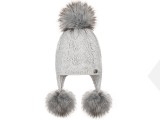  Wintermütze für Mädchen mit Pompons Kinder Schals, Mützen,Handschuhe