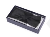   Fliege Set im Geschenkbox - Schwarz-weiß