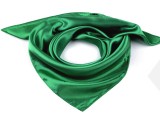 Satintuch einfarbig - Grün Tücher, Schals