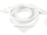 Satintuch einfarbig - Weiß Tücher, Schals