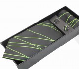   Newsmen Krawatte Set - Grün-schwarz