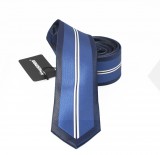          NM Slim Krawatte - Blau gestreift
