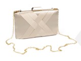                              Abendtasche Satin Damen Tasche, Geldbörse, Gürtel