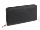            Geldbörse für Damen 3D-Blumen - 9,5 x 19 cm Damen Tasche, Geldbörse, Gürtel