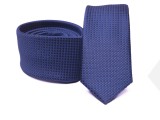 Rossini Slim Krawatte - Blau Kleine gemusterte Krawatten