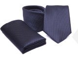           Premium Krawatte Set - Dunkelblau Unifarbige Krawatten