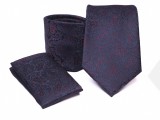           Premium Krawatte Set - Rot-blau geblümt Gemusterte Krawatten