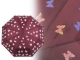 Regenschirm für Damen faltbar Automatik magisch Schmetterlinge Damen Regenschirm,Regenmäntel