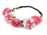                       Elastisches Haarband mit Blumen Schmuck, Haarschmuck