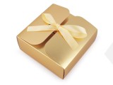 Geschenkbox mit Herzen und Schleife - 12 St. Geschenke einpacken