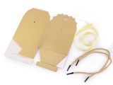 Geschenkbox mit Band und Kordel - 12 St. Geschenke einpacken